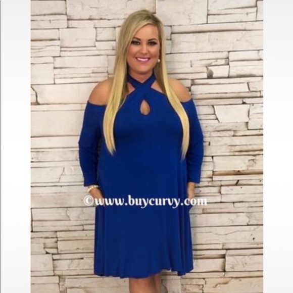 Buy curvy boutique Dresses & Skirts - 🆕 Buy Curvy royal blue dress